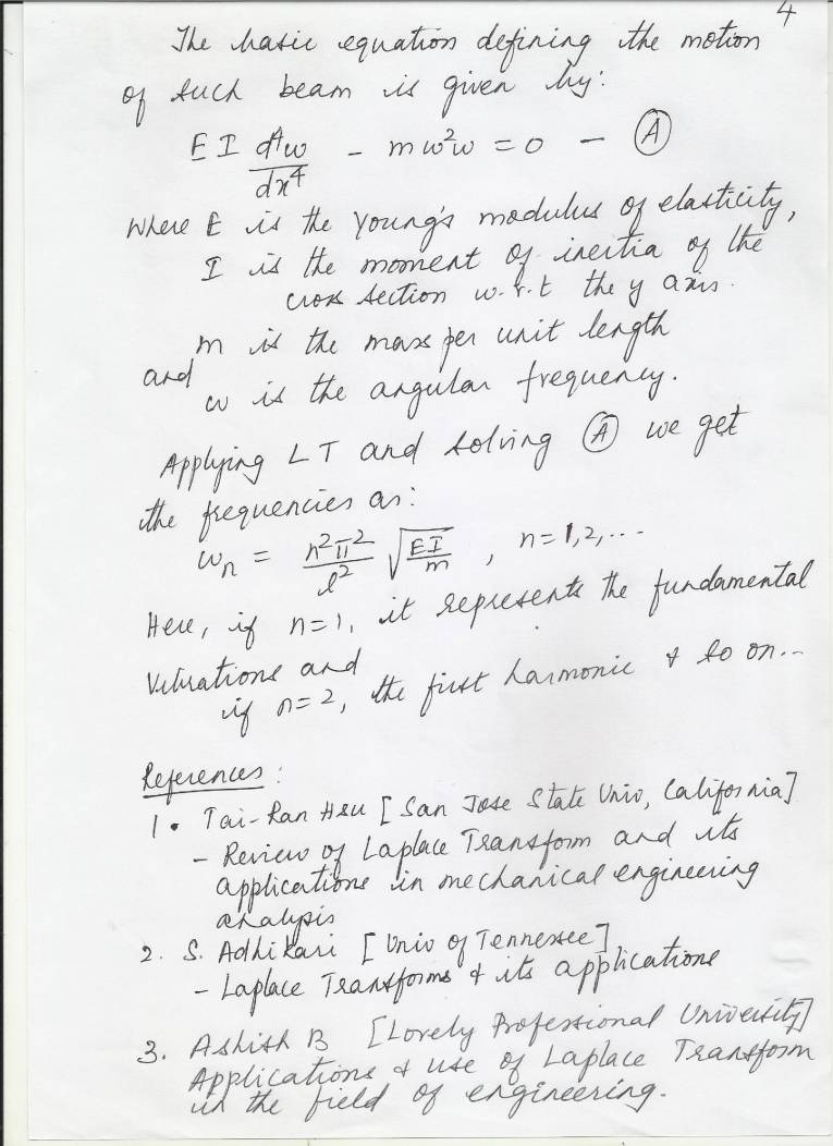 Introduction And Applications Of Laplace Transform 1 Notes