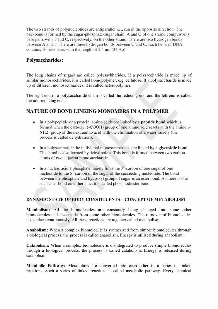 Biomolecules Notes LearnPick India