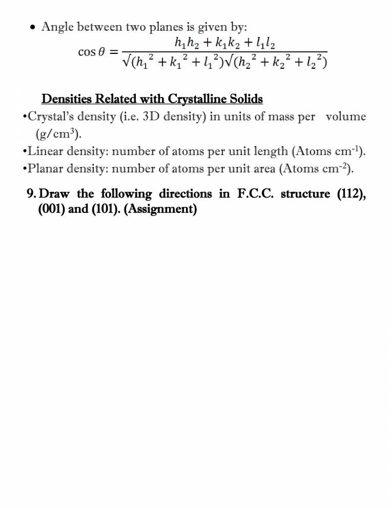 MATERIAL SCIENCE (SOLID STATE) - Notes - LearnPick India
