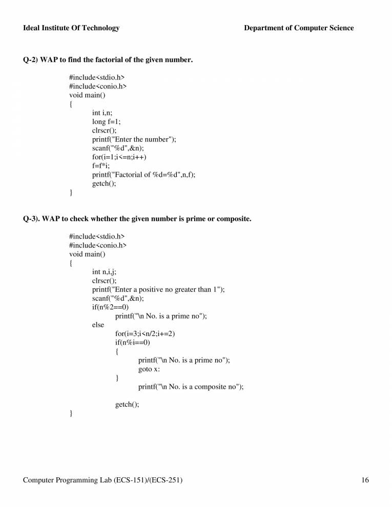 Familiarization With Computer And The Environment And Execution Of ...