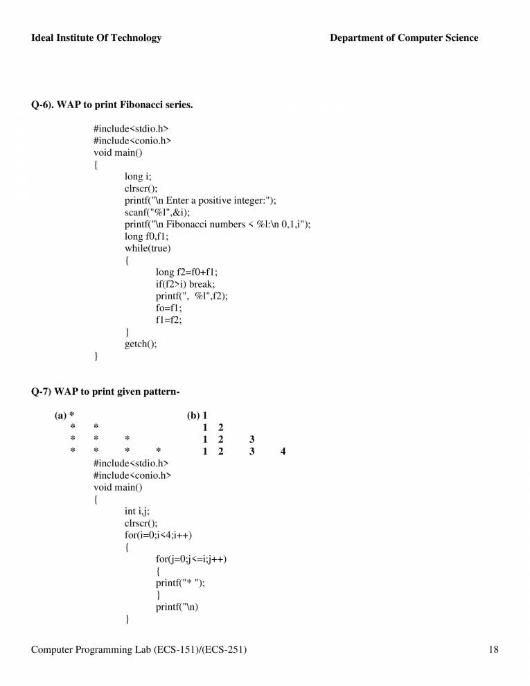 Familiarization With Computer And The Environment And Execution Of ...