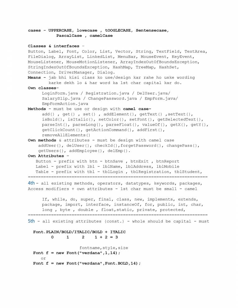 Java - Notes - LearnPick India
