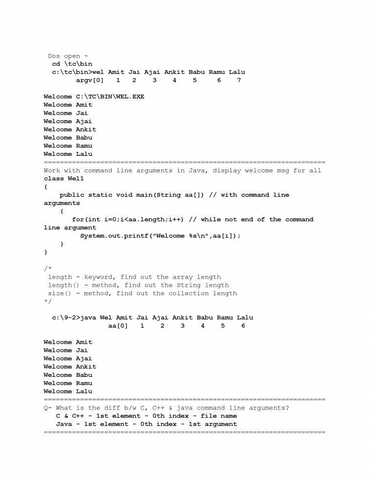 Java - Notes - LearnPick India