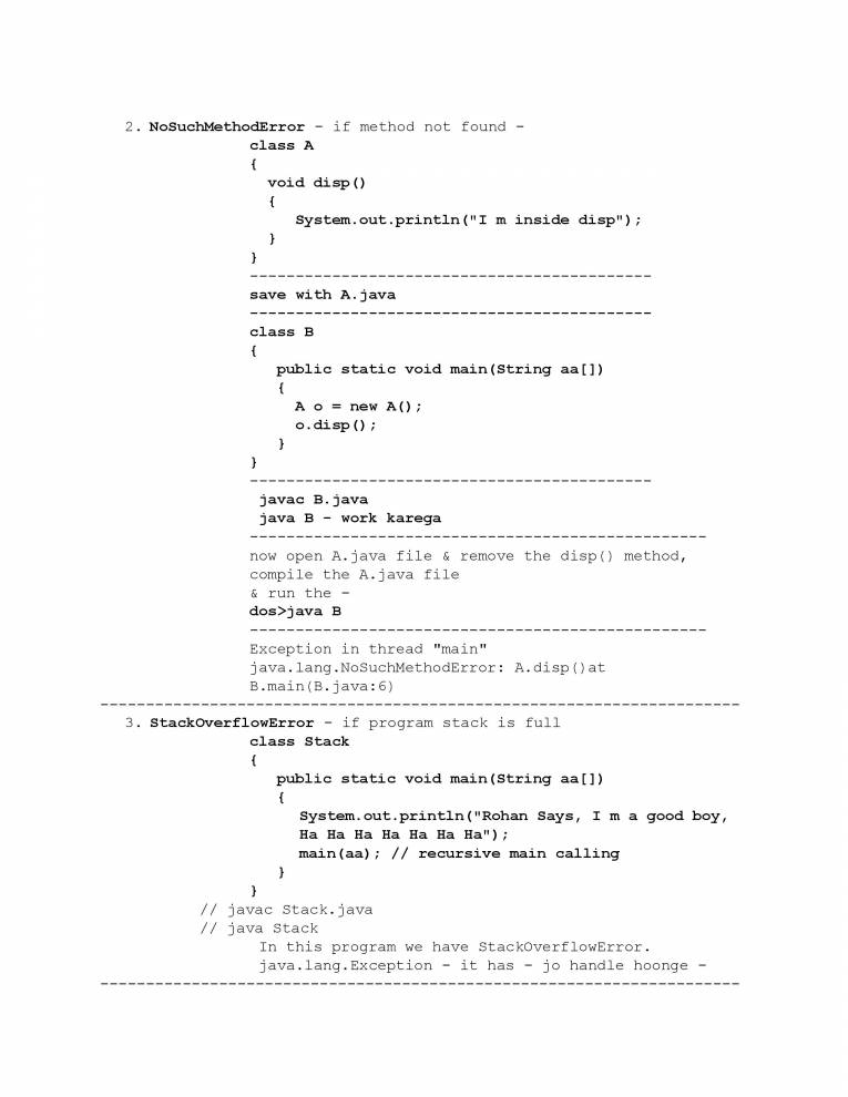 Java - Notes - LearnPick India