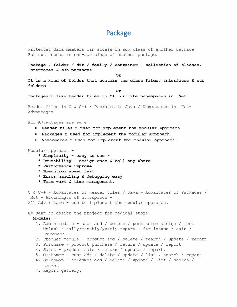 Java - Notes - LearnPick India