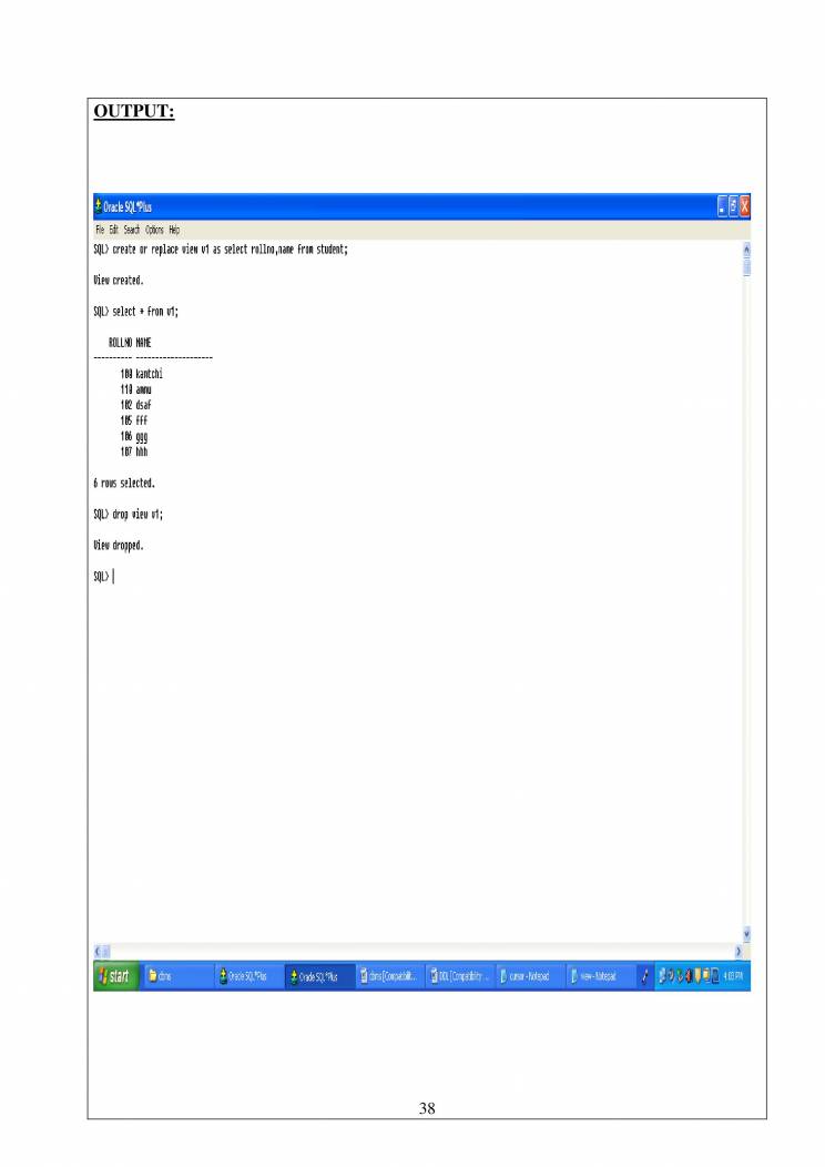 DBMS Lab Manual Notes LearnPick India