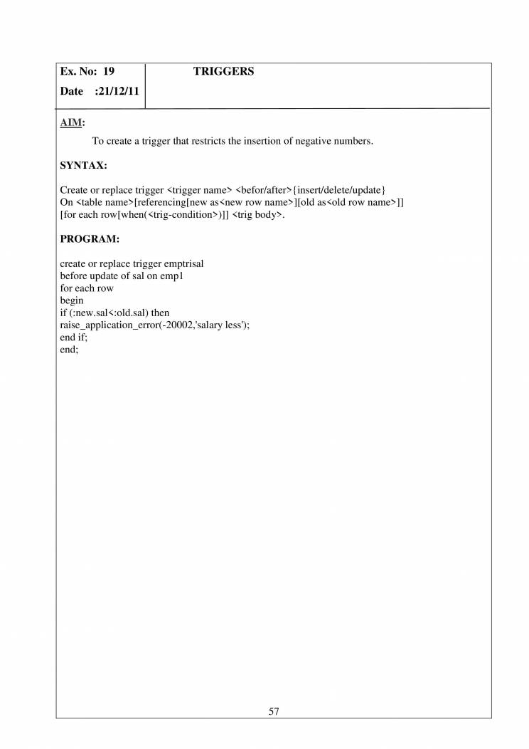 DBMS Lab Manual Notes LearnPick India
