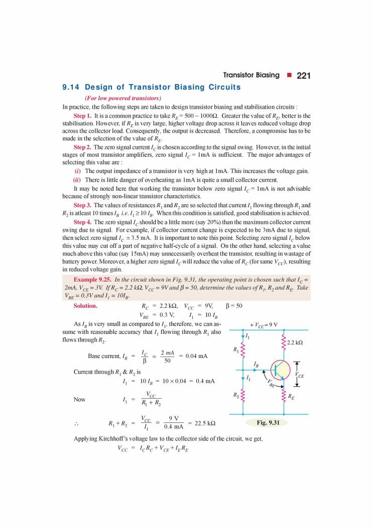 BJT Biasing Notes LearnPick India