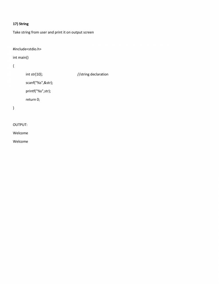 C Notes - Notes - LearnPick India