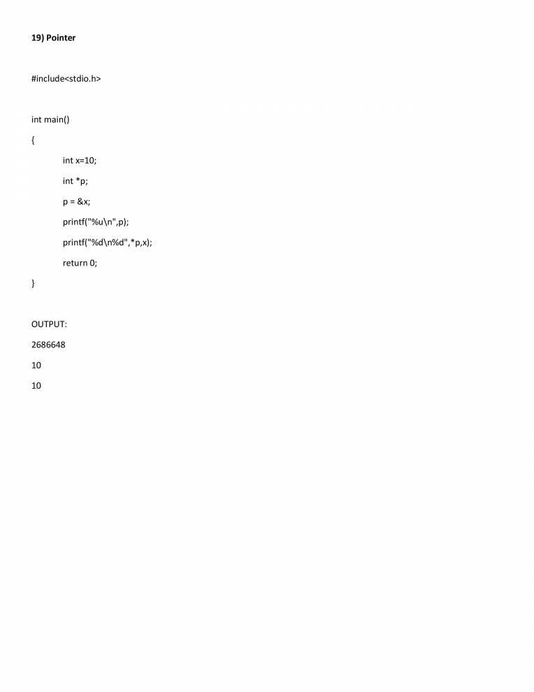 C Notes - Notes - LearnPick India