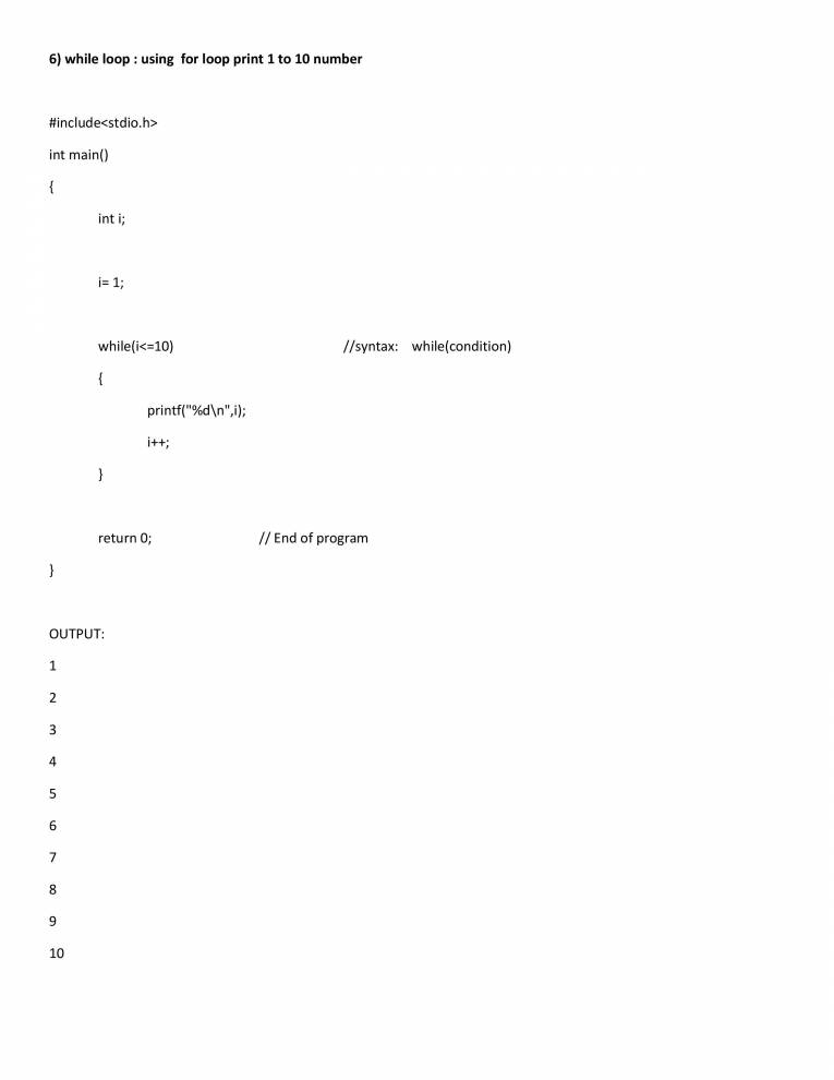 C Notes - Notes - LearnPick India