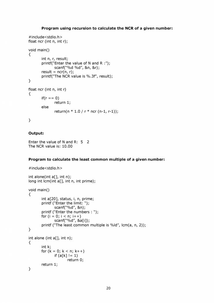 C Language- Data Structure - Notes - LearnPick India