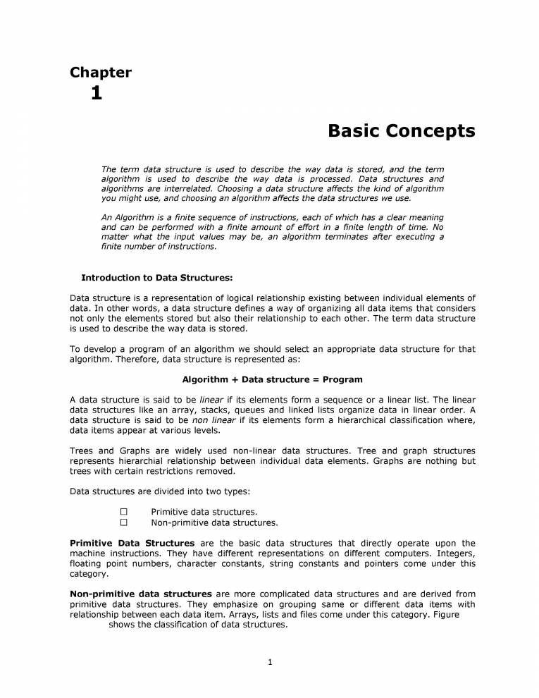 C Language- Data Structure - Notes - LearnPick India
