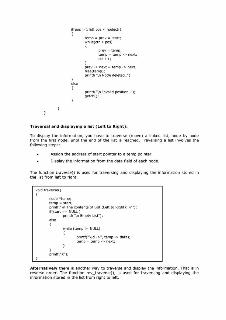 C Language- Data Structure - Notes - LearnPick India
