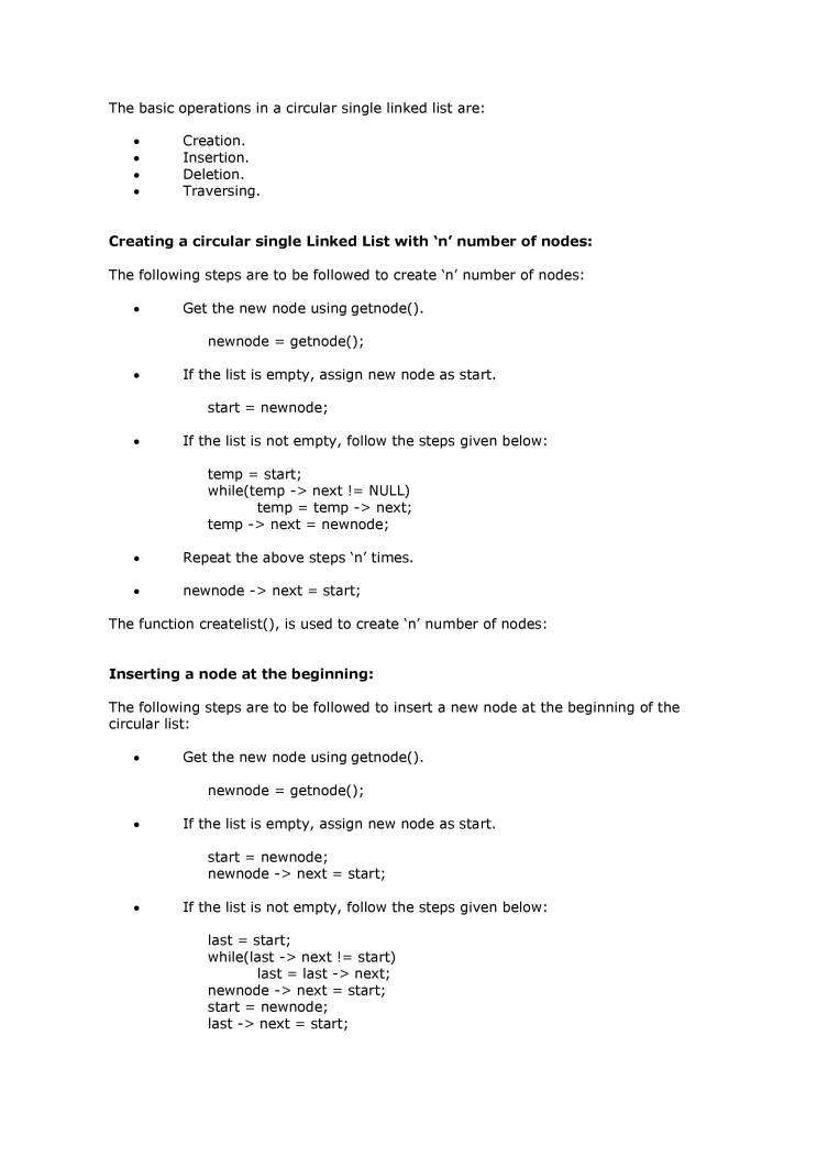 C Language- Data Structure - Notes - LearnPick India