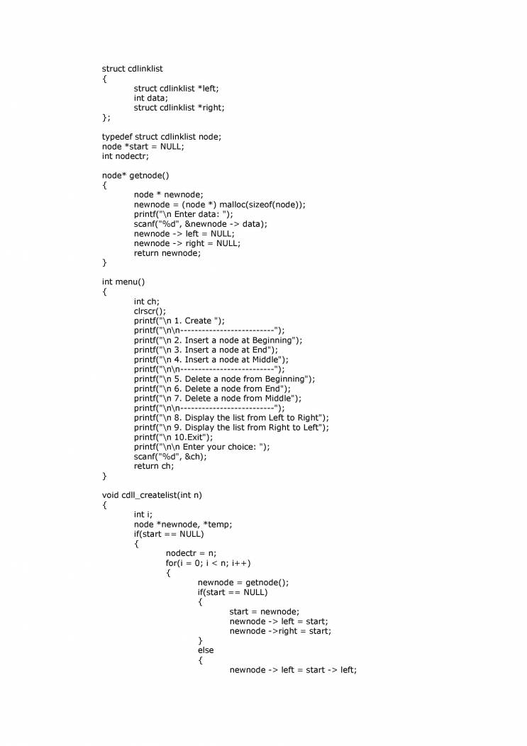 C Language- Data Structure - Notes - LearnPick India