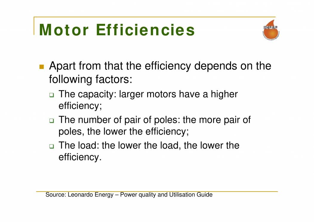 Energy Efficient Motor Notes LearnPick India 