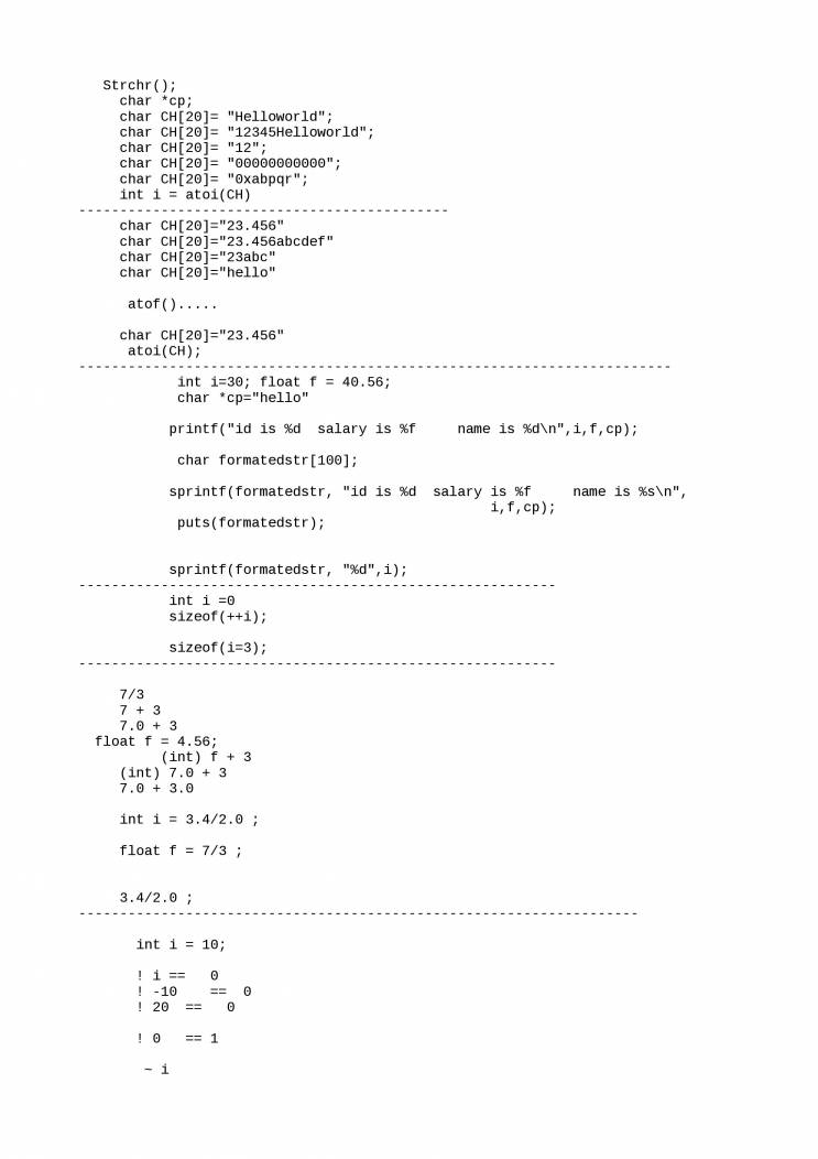 C Language - Notes - LearnPick India