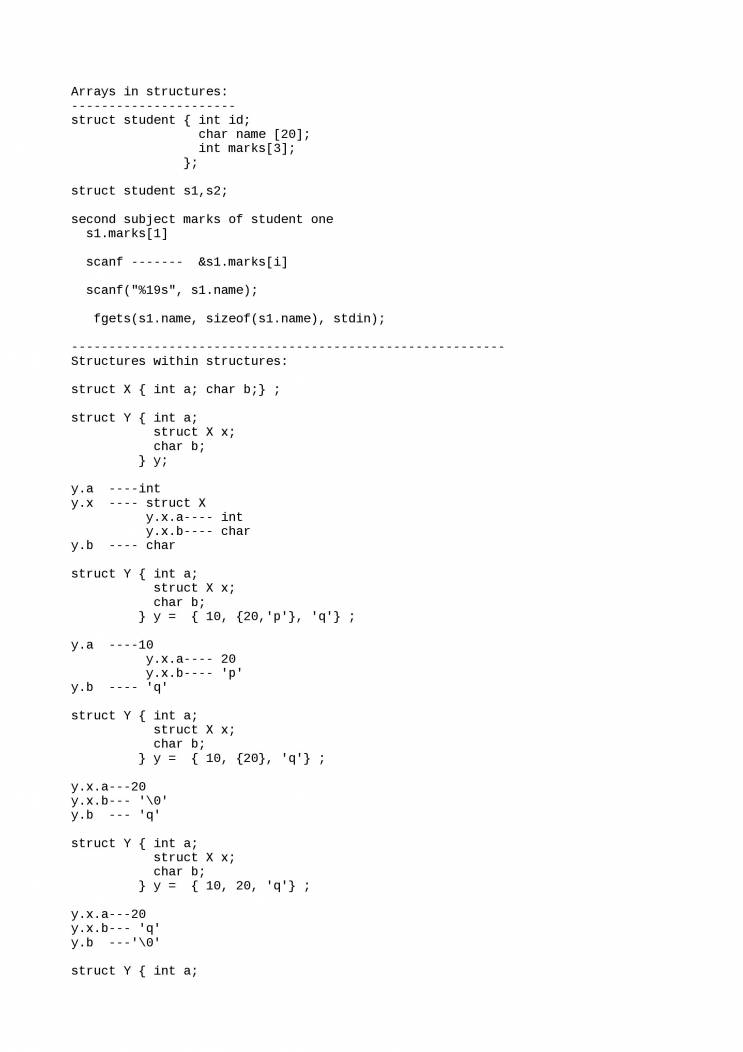 C Language - Notes - LearnPick India