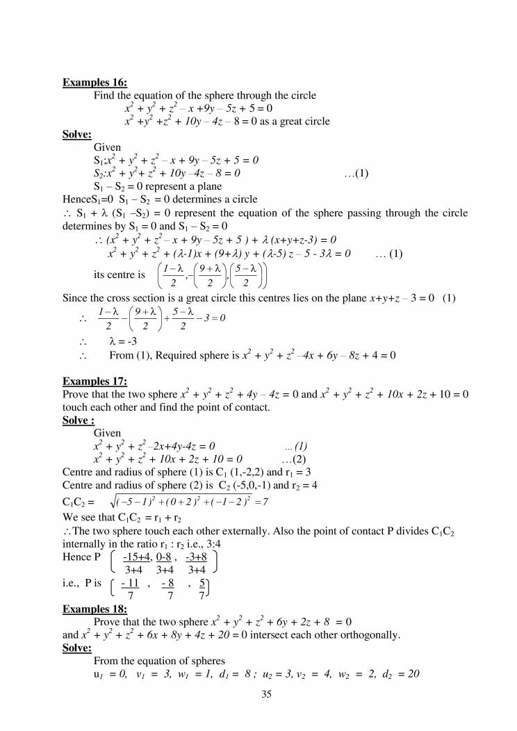 Analytical Geometry - Notes - LearnPick India
