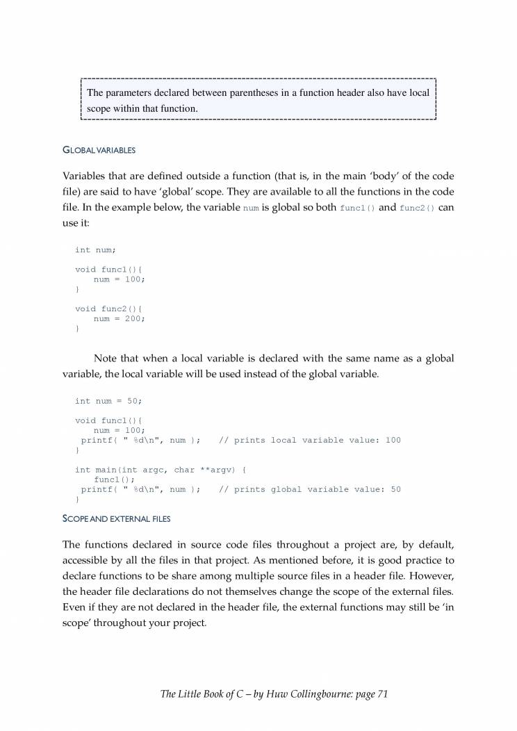 Description Of C - Notes - LearnPick India
