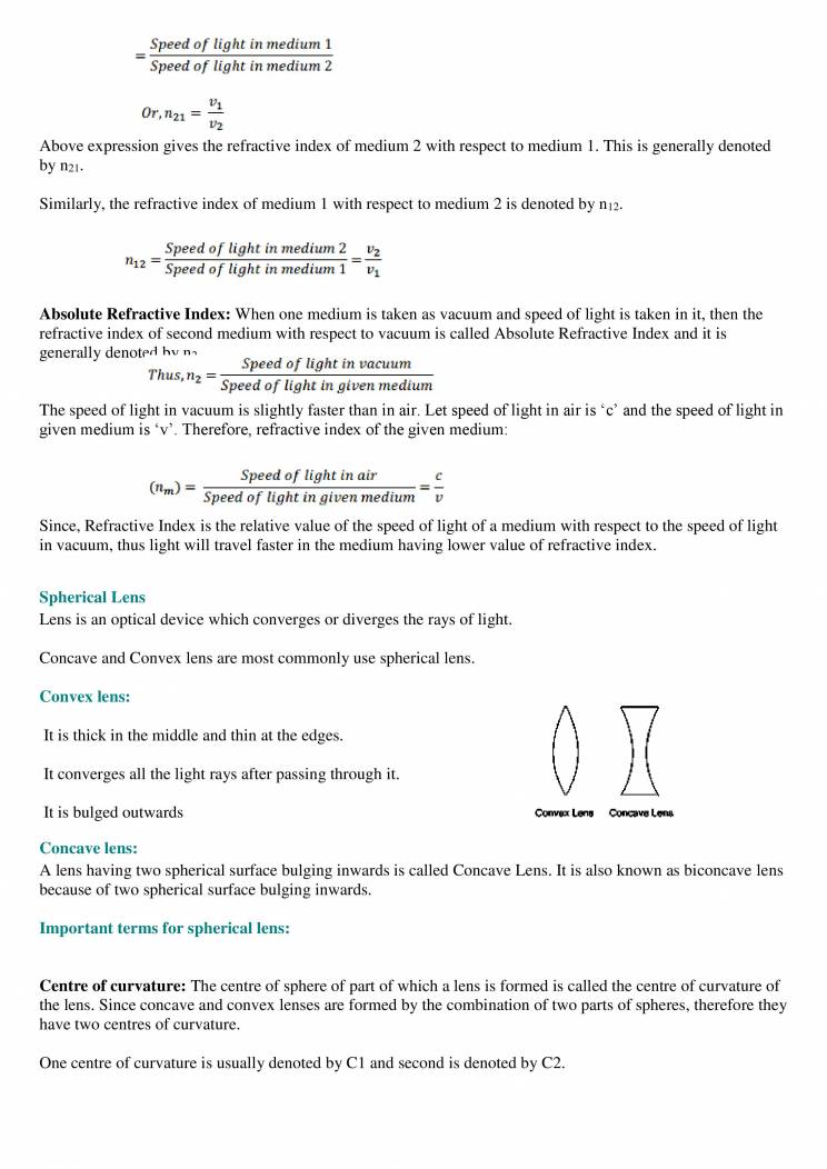 Light And Electromagnetism Notes - Notes - LearnPick India