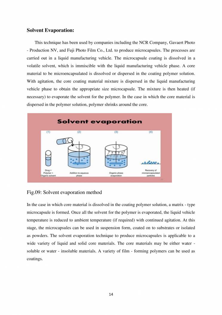 Microencapsulation For B.Pharm Students - Notes - LearnPick India