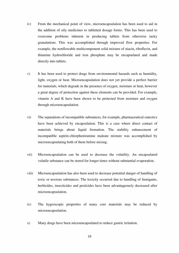 Microencapsulation For B.Pharm Students - Notes - LearnPick India