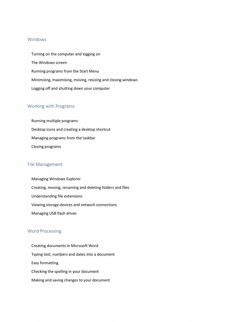 Computer Basic Awareness Course - Notes - LearnPick India