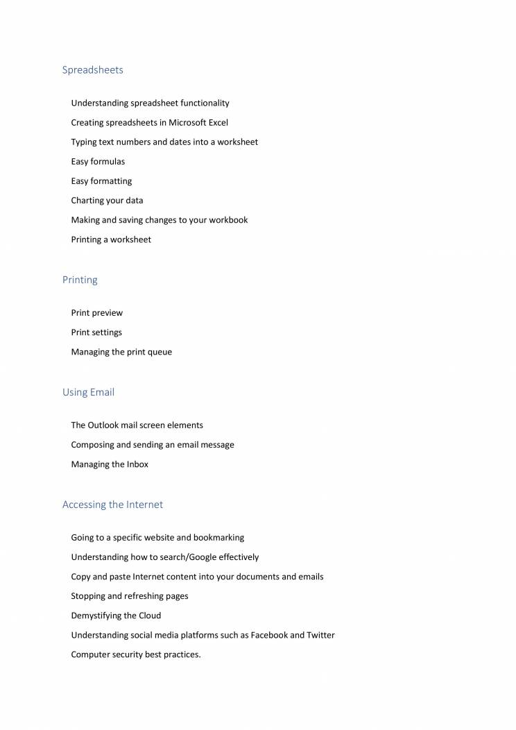 Computer Basic Awareness Course - Notes - LearnPick India