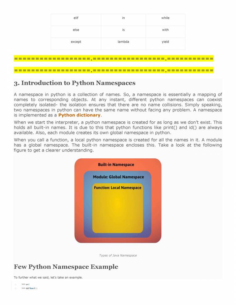 Core Python - Notes - LearnPick India