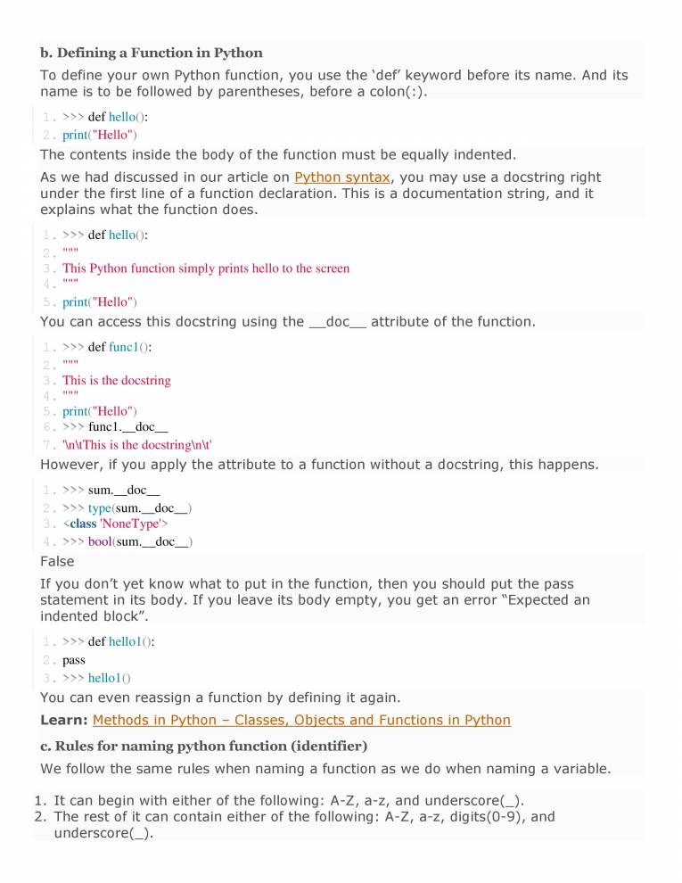 Core Python - Notes - LearnPick India