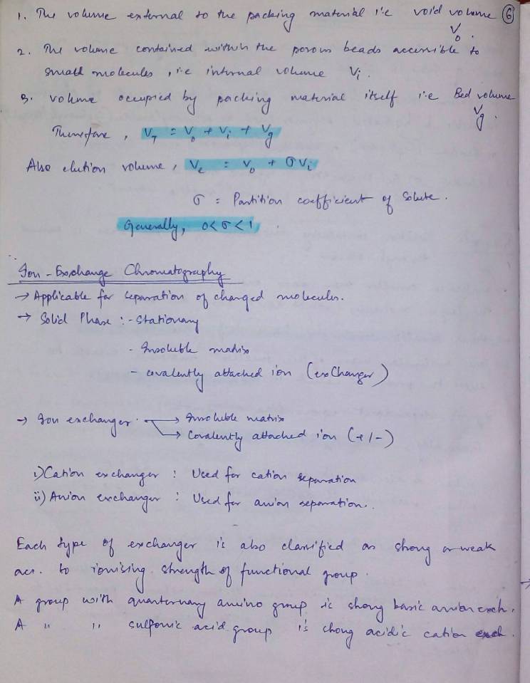 Notes On Chromatography Notes LearnPick India