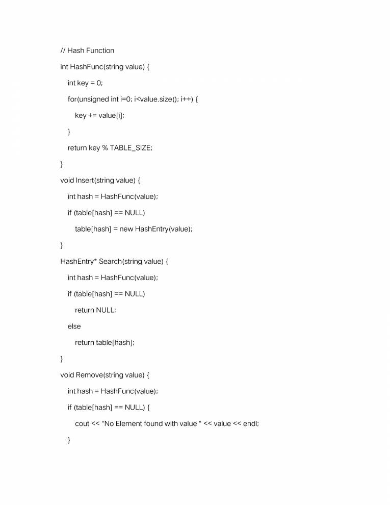 Notes On Hashing Table - Notes - LearnPick India