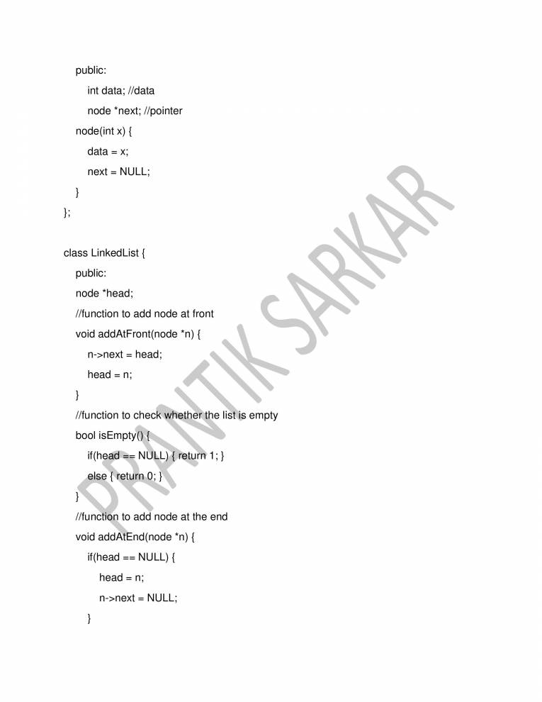 Notes On Data Structure - Notes - LearnPick India