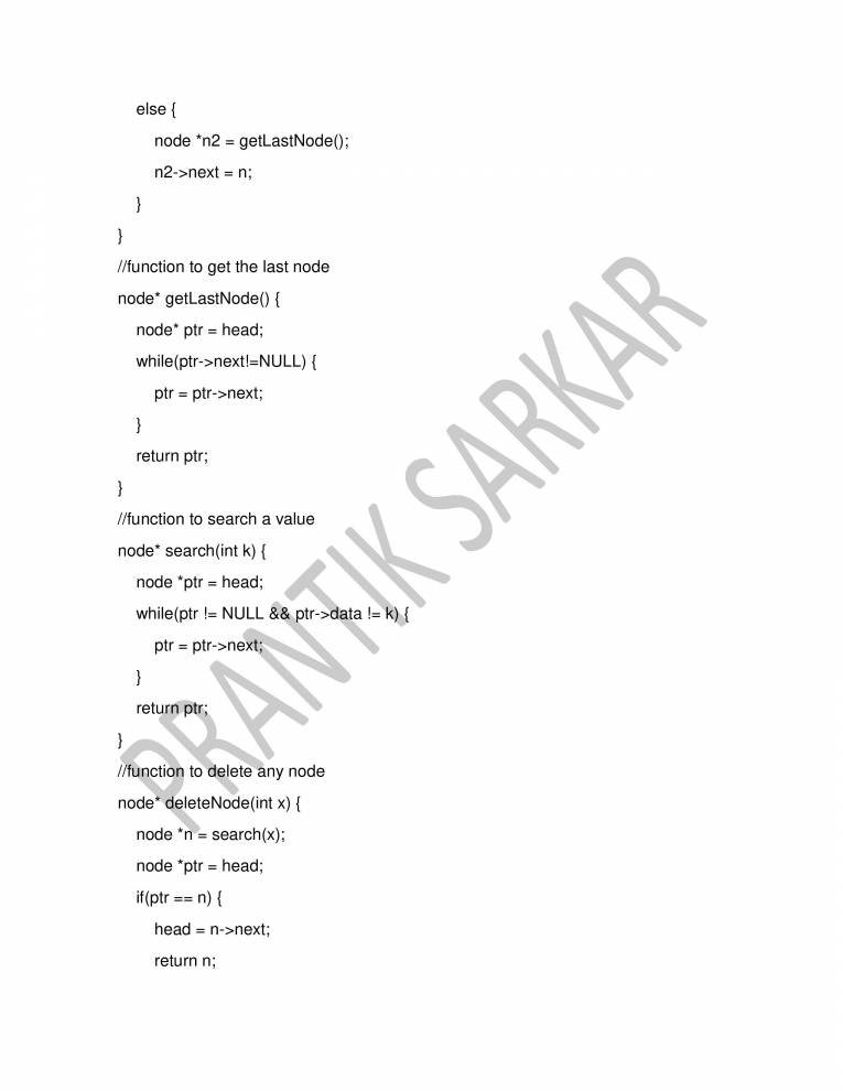 Notes On Data Structure - Notes - LearnPick India