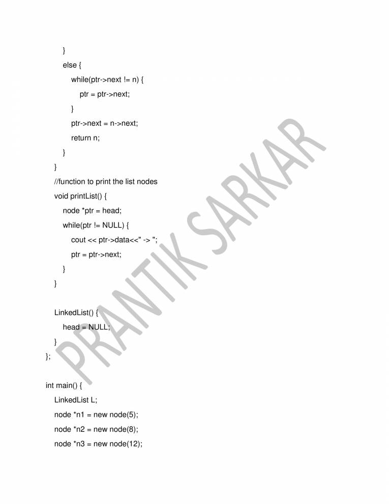 Notes On Data Structure - Notes - LearnPick India