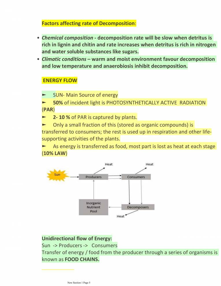Note On Ecosystem Notes LearnPick India