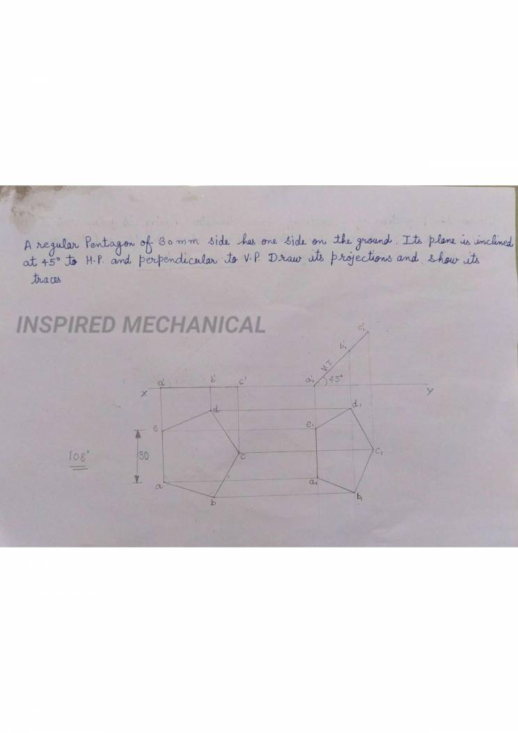 Projection Of Planes Numerical Problems Notes LearnPick India