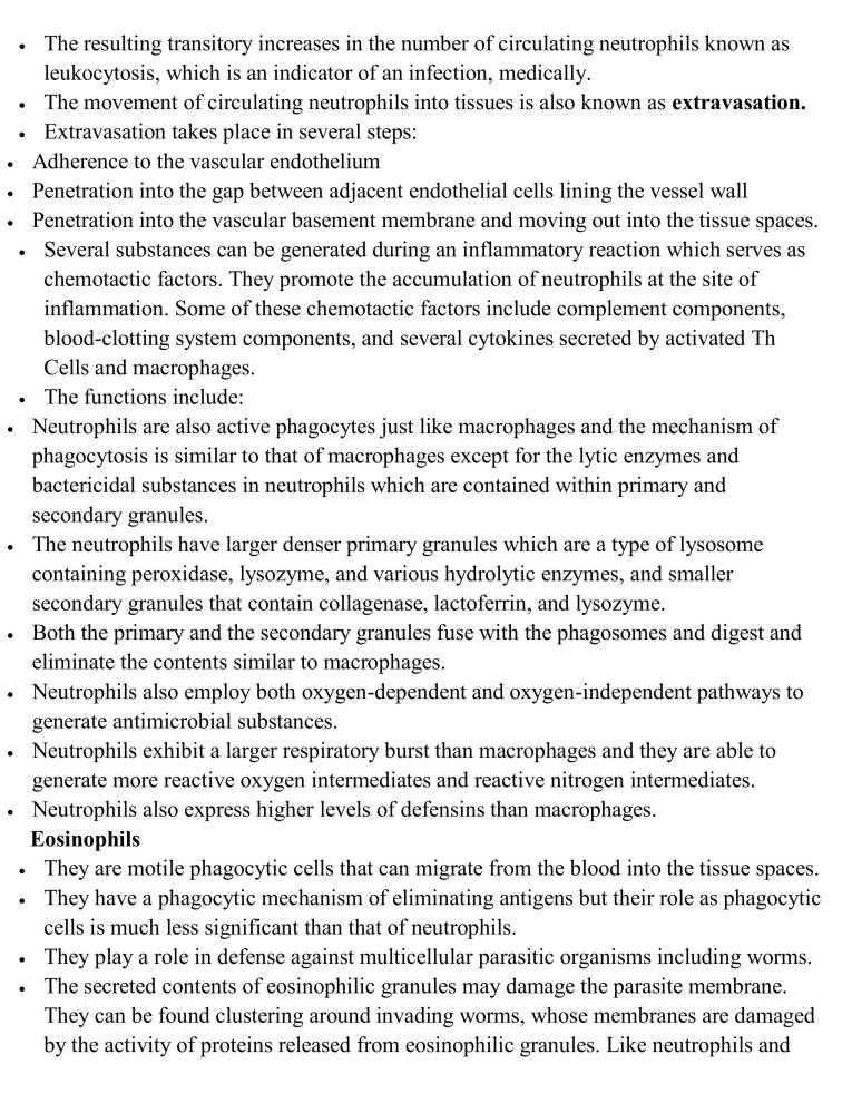 Notes On Cells Of Immune System Notes LearnPick India