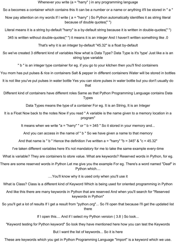 Complete Python Notes - Notes - LearnPick India