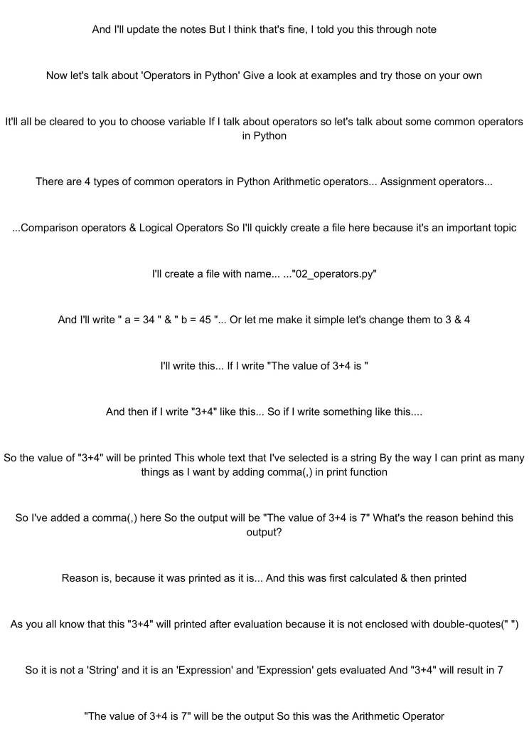 Complete Python Notes - Notes - LearnPick India