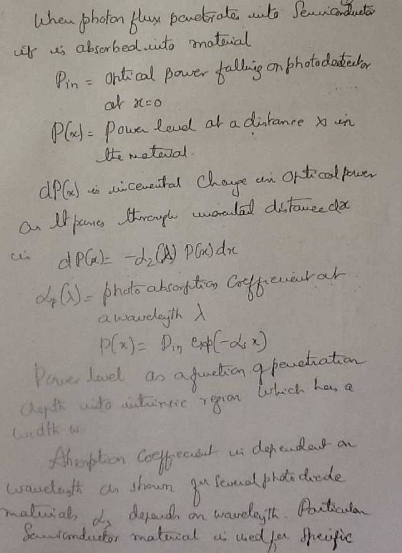 PIN Photodetector Notes LearnPick India