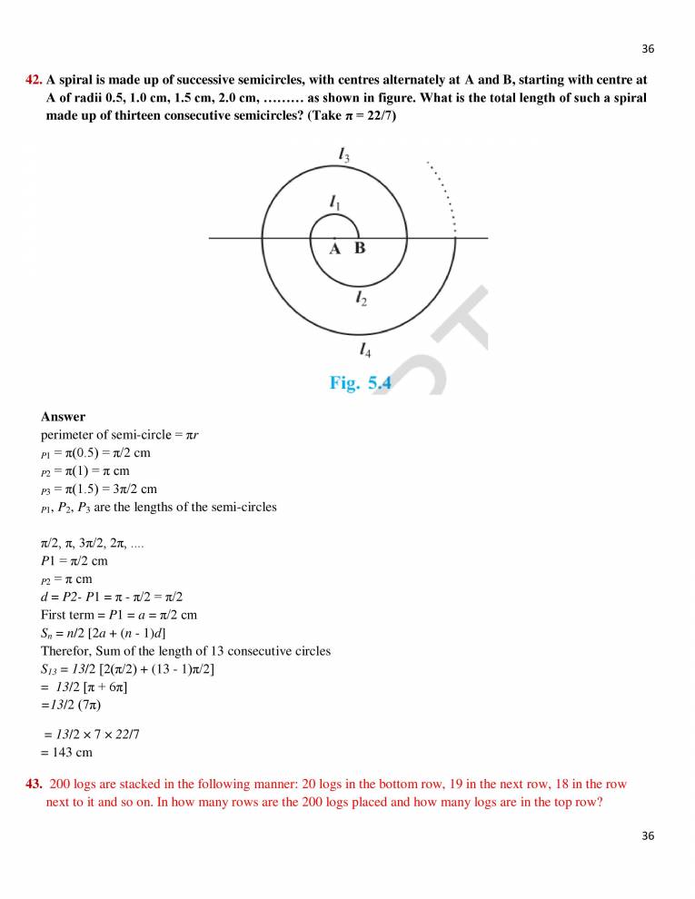 Arithmetic Progression Notes Learnpick India