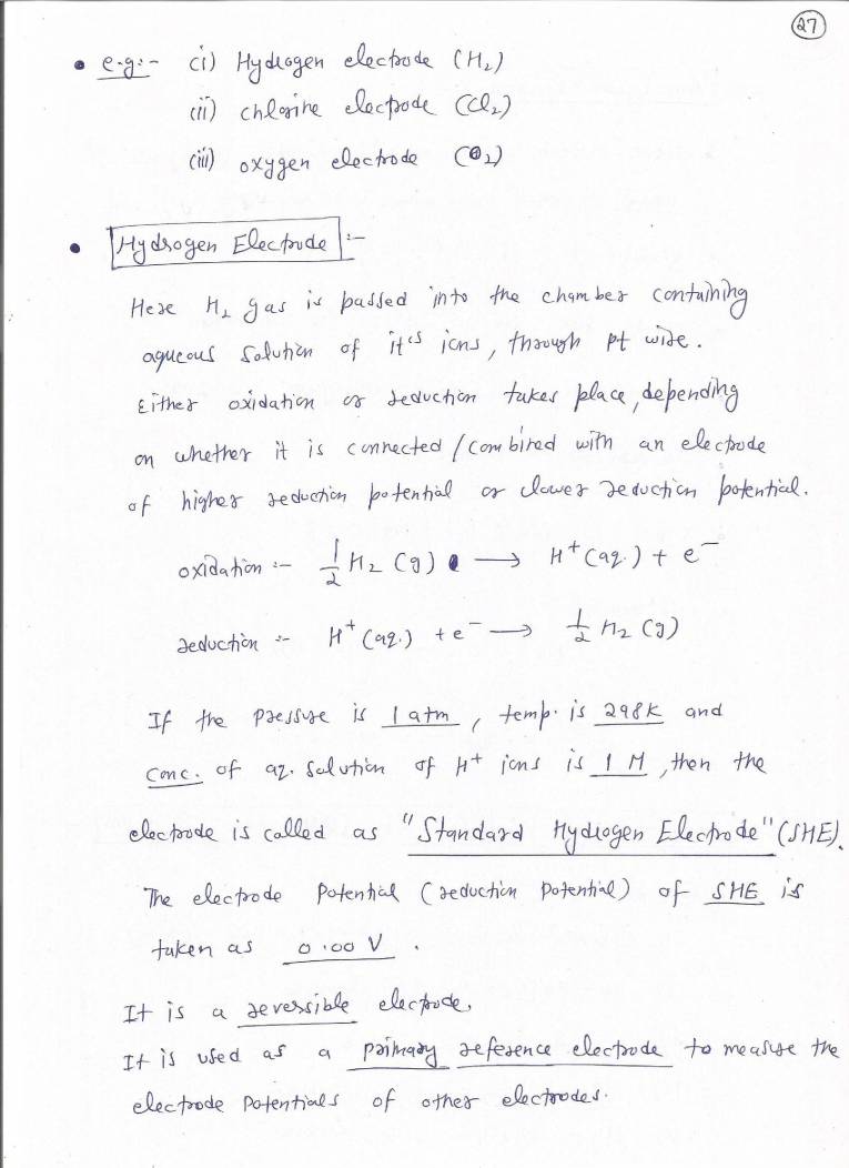 Electrochemistry Notes LearnPick India