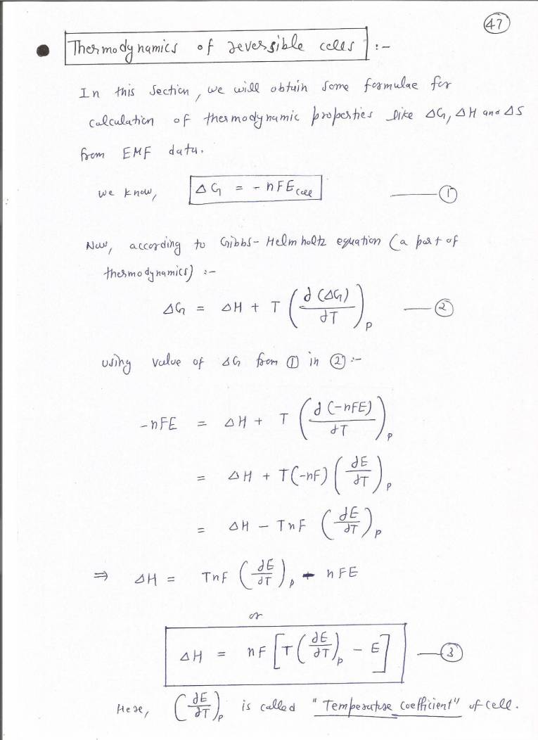 Electrochemistry Notes LearnPick India