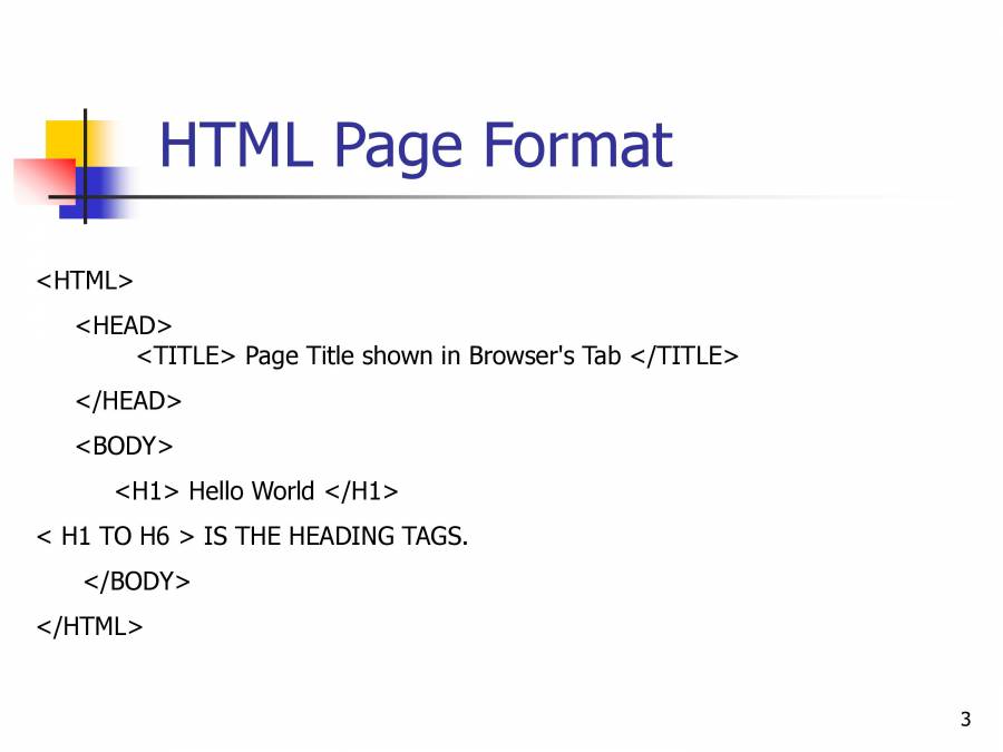 HTML - Notes - LearnPick India