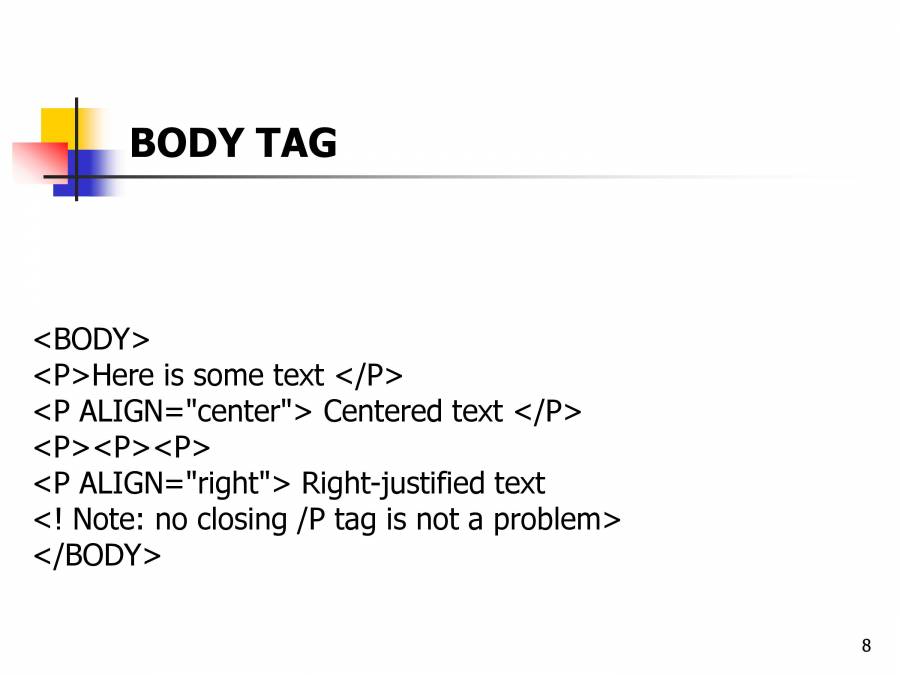 HTML - Notes - LearnPick India
