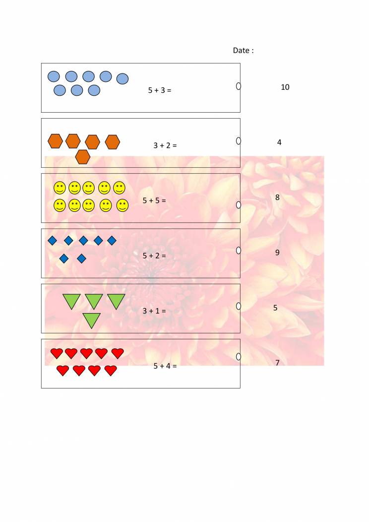 Class I Maths Worksheet For Addition - Notes - LearnPick India