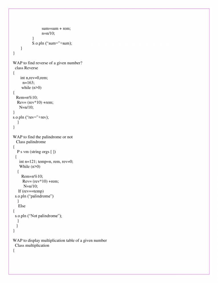 Java - Notes - LearnPick India
